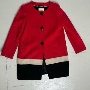 Kate Spade red classic coat